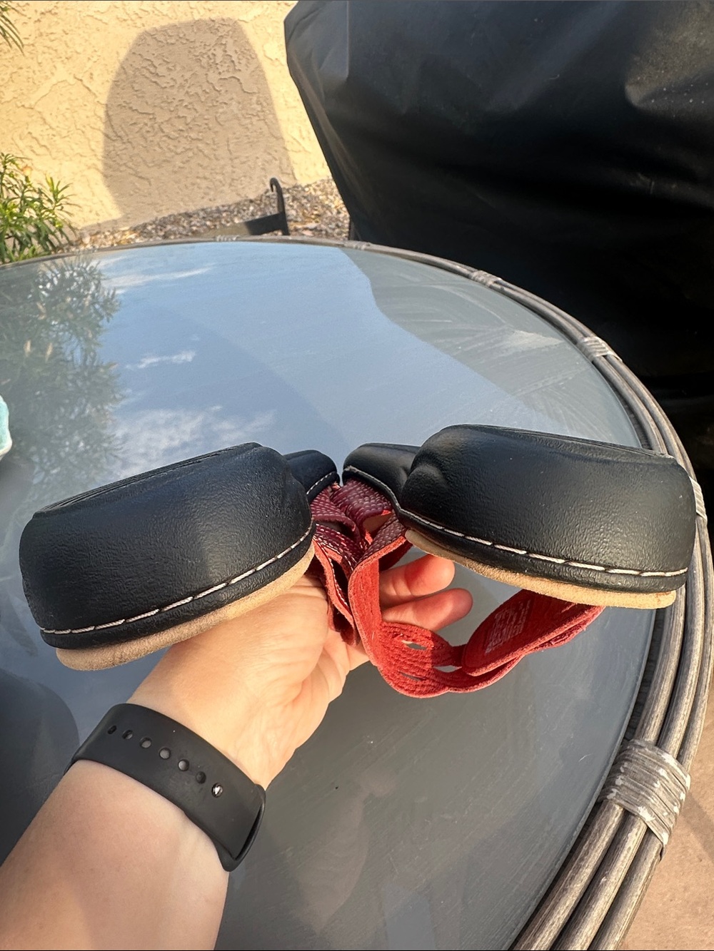 Clark’s Laurieann Ruby red leather sandals size 11 EUC - Picture 3 of 8